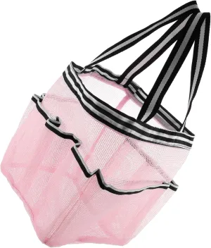 Portable Toiletry Bag for Travel Mesh Shower Bag Large Capacity Dorm Shower Storage Pouch Random Color