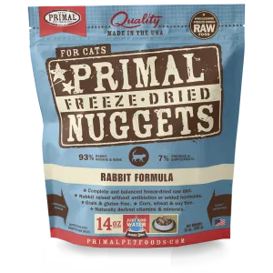 Primal Cat Freeze-Dried Rabbit Nuggets