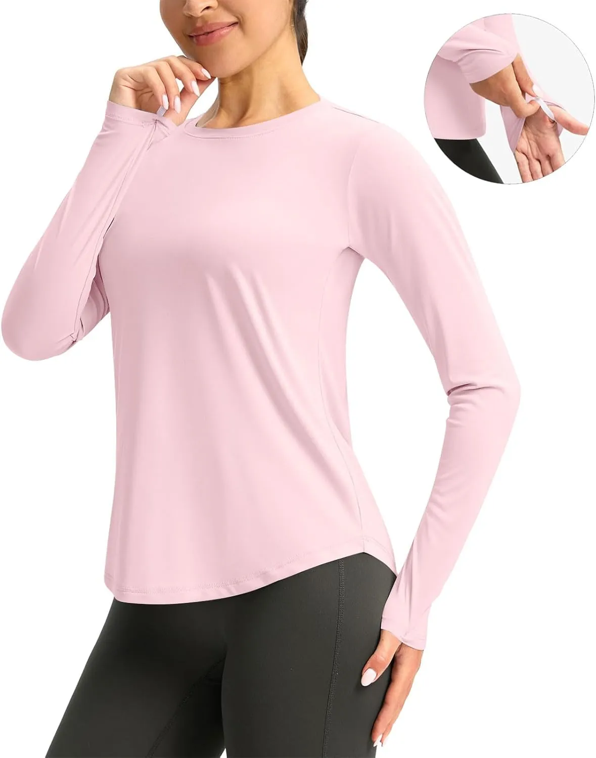 Rash Guard for Women UPF 50  Sun Protection Fishing Shirt Outdoor Quick Dry Lightweight UV Long Sleeve Hiking Shirts