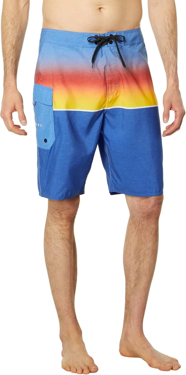 Rip Curl Dawn Patrol 21" Boardshorts for Men - Ripsuede Fabric - Pure Polyester - Engineered Sublimation Print