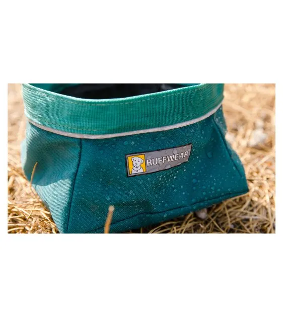 Ruffwear Quencher™ Collapsible Food & Water (Fired Brick) Dog Bowl