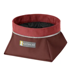 Ruffwear Quencher™ Collapsible Food & Water (Fired Brick) Dog Bowl