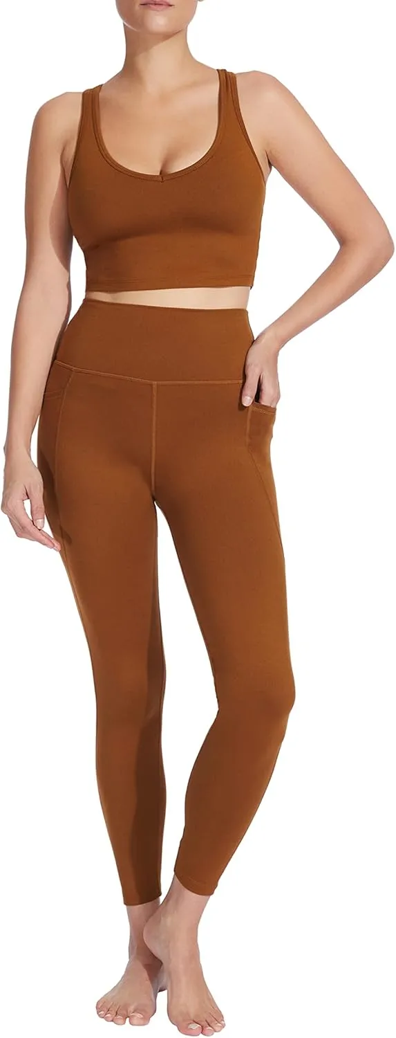 Sage Collective Women's Leggings-Tummy Control, Yoga, Pilates, Running, Workouts, Cycling, Casual Wear