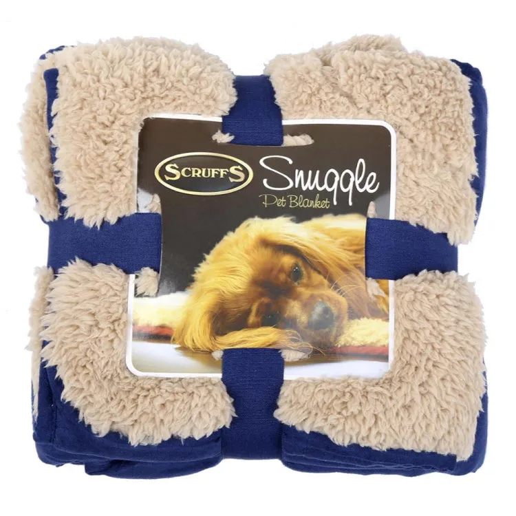 Scruffs Cosy Snuggle Dog Blanket - Blue