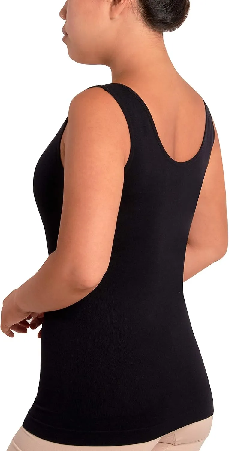 Skinnygirl Women's Scoop Neck Seamless Shaping Camisole, 3-Pack