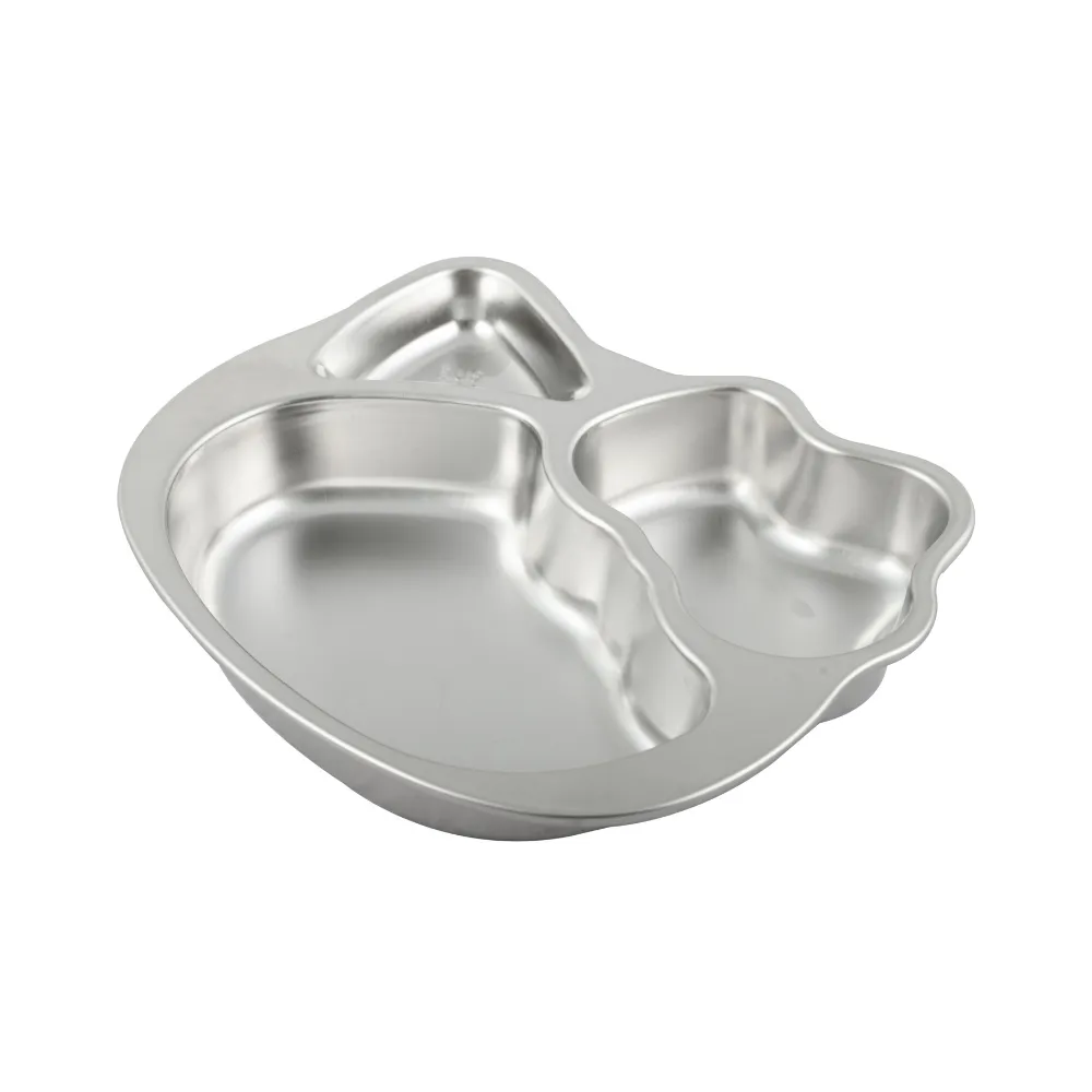 Stainless Steel Kitty Lunch Plate