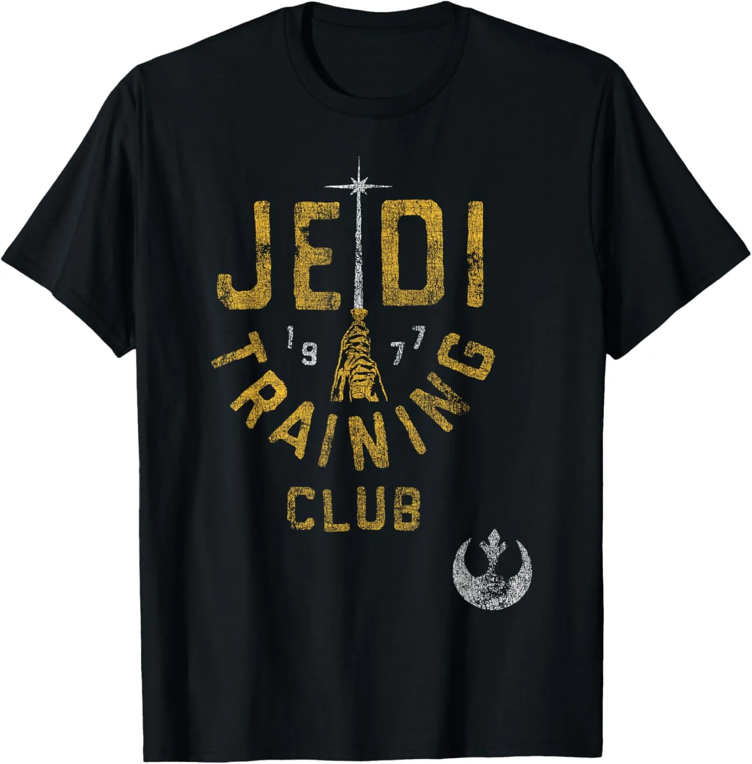 Star Wars Jedi Training Club Distressed Rebels Disney  T-Shirt