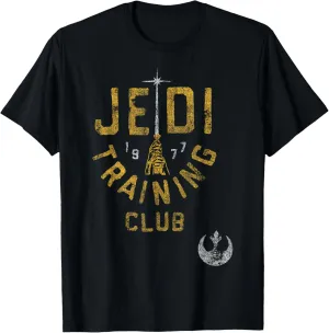 Star Wars Jedi Training Club Distressed Rebels Disney  T-Shirt