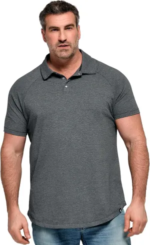 STRONGSIZE Mens Big & Tall Polo Shirt  Premium Stretch Cotton Polo for Men with Metal Snap Buttons