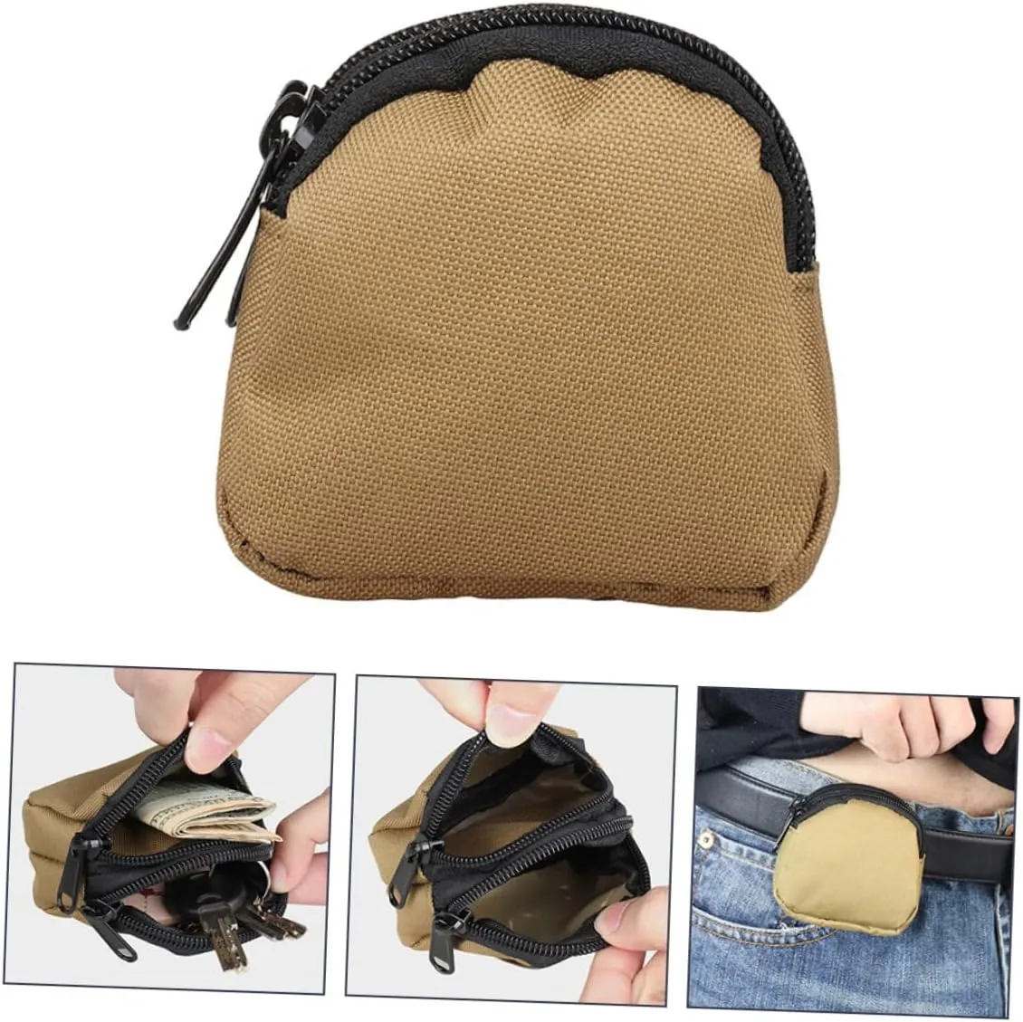 SUPVOX 2pcs Pack Pouch Organizer Portable Waist Pouch Fanny Pack for Outdoor Use Running Travel