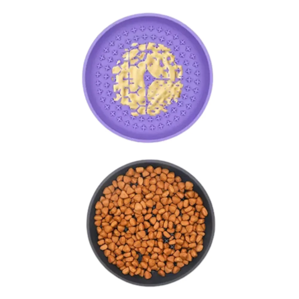 Talking Dog Club Lickables Licking Bowls for Dogs and Cats (Pink)