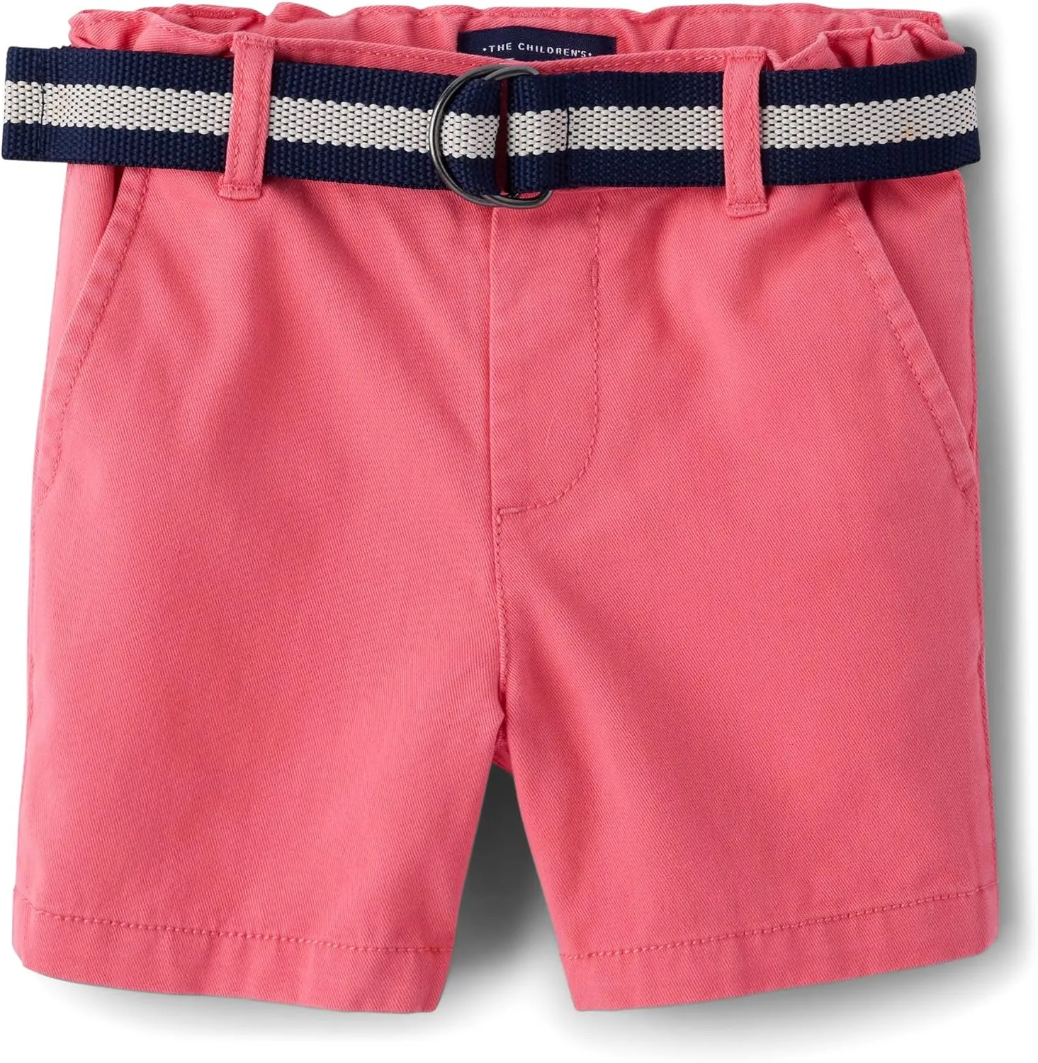 The Children's Place Baby Boys' and Toddler Twill Belted Chino Short