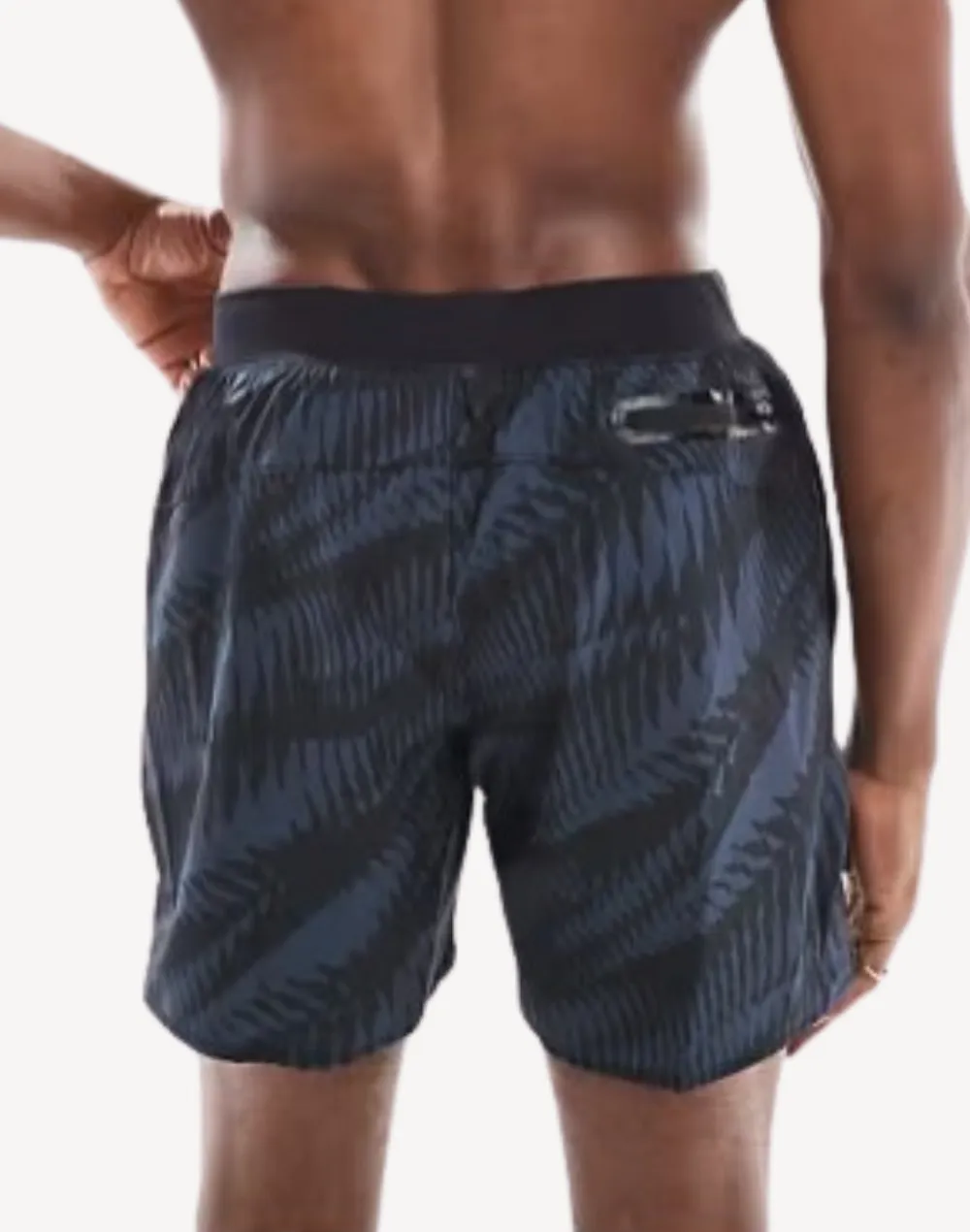 The Lookout Print 18" Swim Trunk