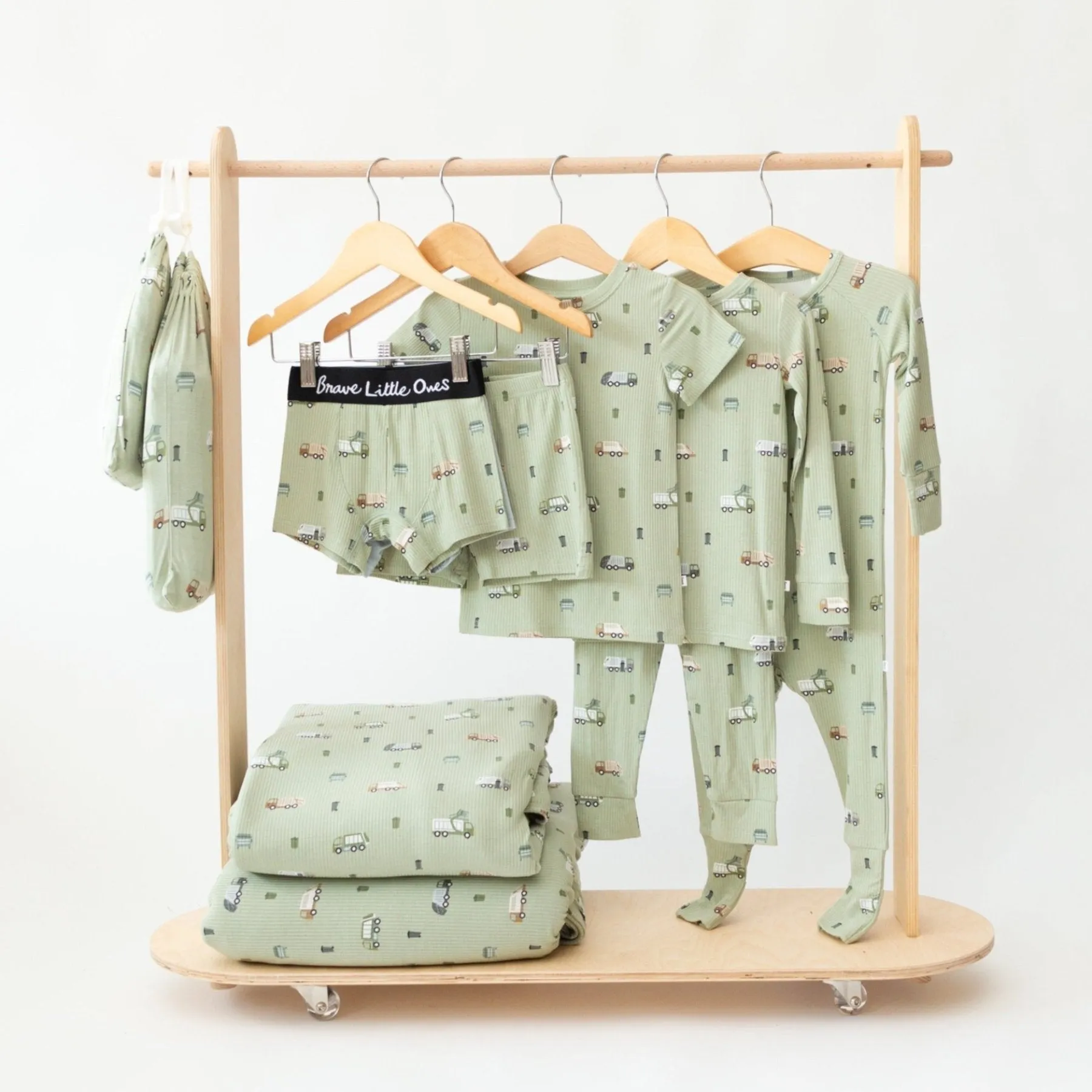Trash Trucks Small Ribbed Youth Blanket