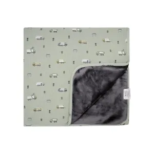 Trash Trucks Small Ribbed Youth Blanket