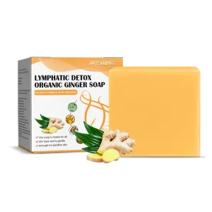 Tumeric Soap Face Cleansing Anti Acne Handmade Natural Herbal Ginger Whitening Remove Pimples Dark Spots Oil-Control Body Bath