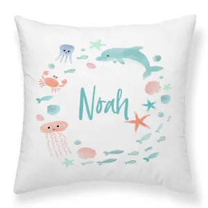 Under the Sea Personalized Nursery Pillow