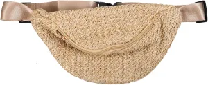 Vaguelly Straw Bag Crossbody Straps Waist Pouch for Summer Ideal for Shopping Travel Work