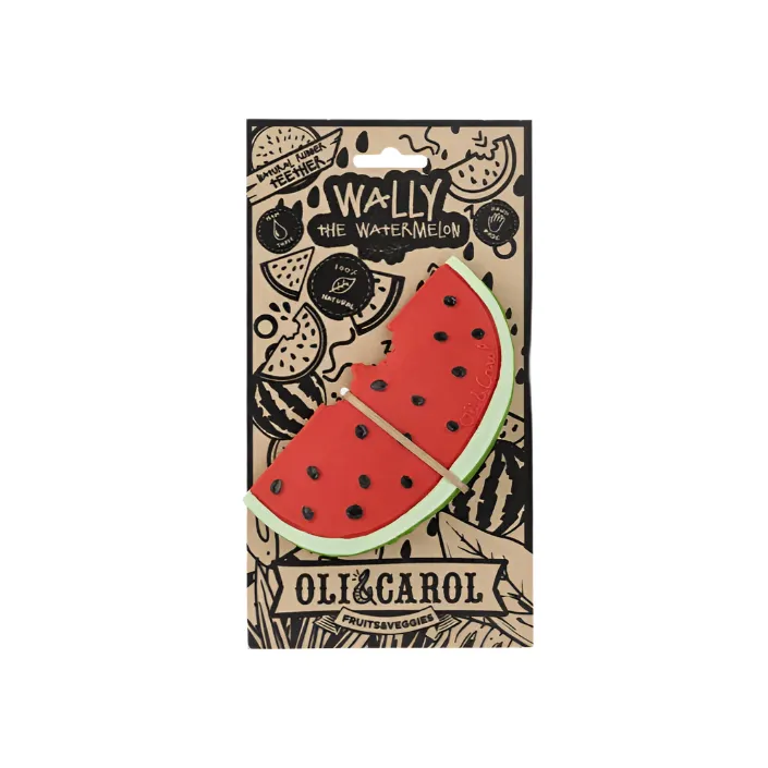 Wally the Watermelon Teether by Oli & Carol