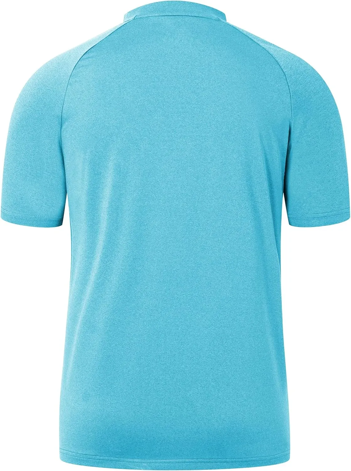 Willit Men's Tennis Shirts Golf Polo Quick Dry Lightweight Casual Short Sleeve Henley Shirt UPF 50 