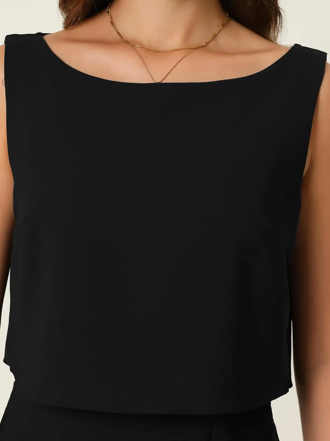 Women's Boat Neck Pencil Dresses Funeral Sheath Dress