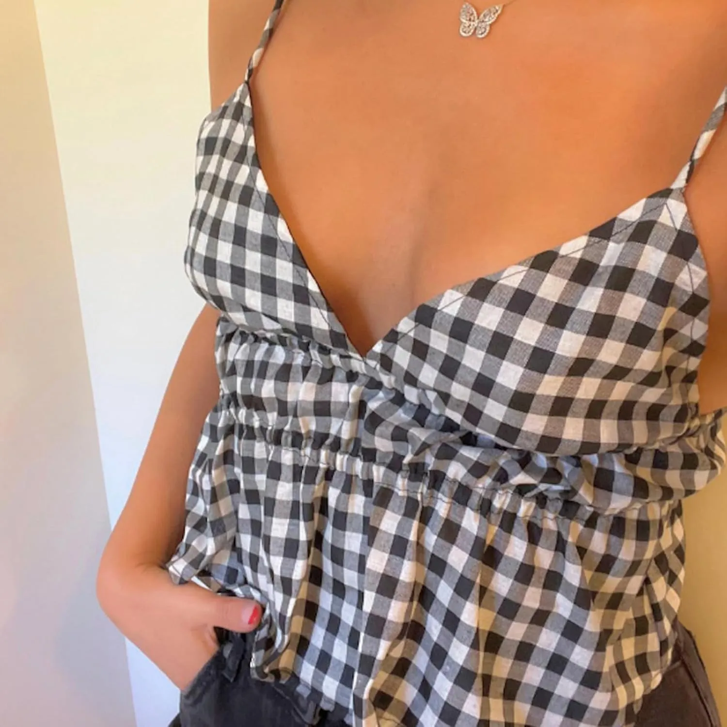 Womens Sexy Lace Trim Camisole Tank Tops Y2k Slim Fit Corset Going Out Streetwear Ruffle Spaghetti Strap Club Tops
