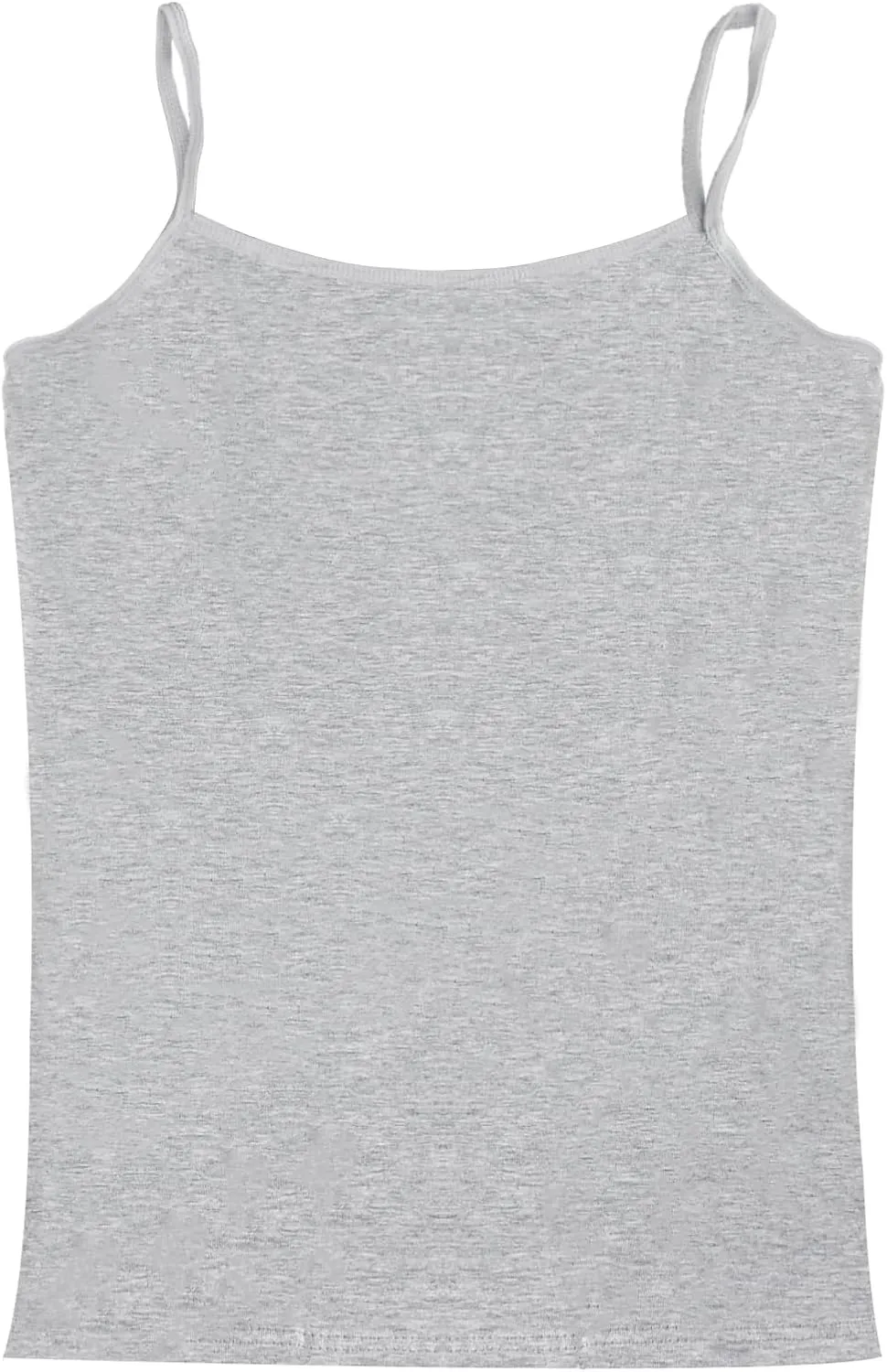 Womens Tank Top Camisoles with Premium Cotton Italian Design - Trimmed with Flower Lace on Neckline
