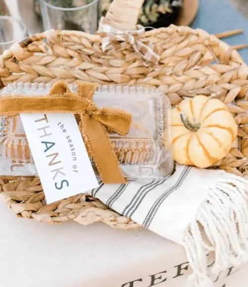 Woven Pumpkin Bowl Set