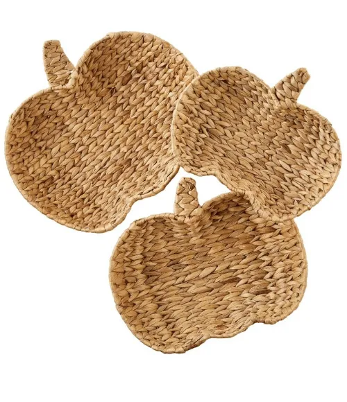 Woven Pumpkin Bowl Set