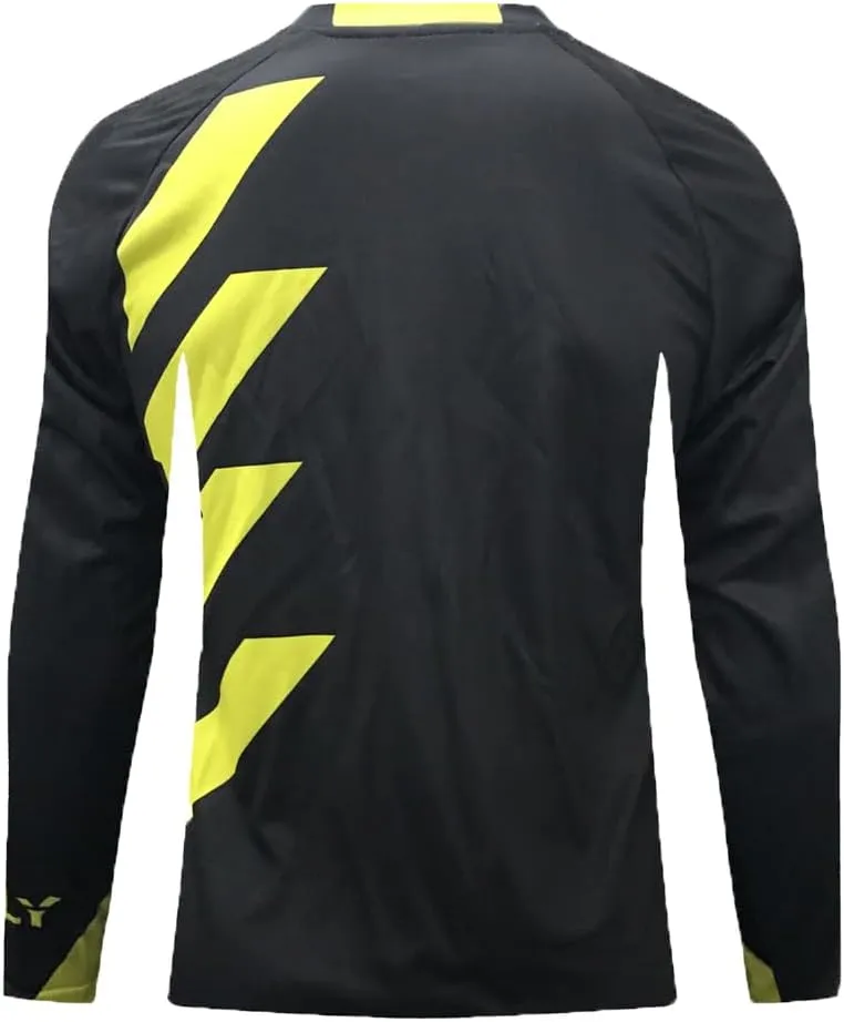YIBIMOTTO Men's Long Sleeve Mountain Bike Motorcycle Shirts Cycling Jerseys Quick Dry Tops Outdoor Bicycle Clothes