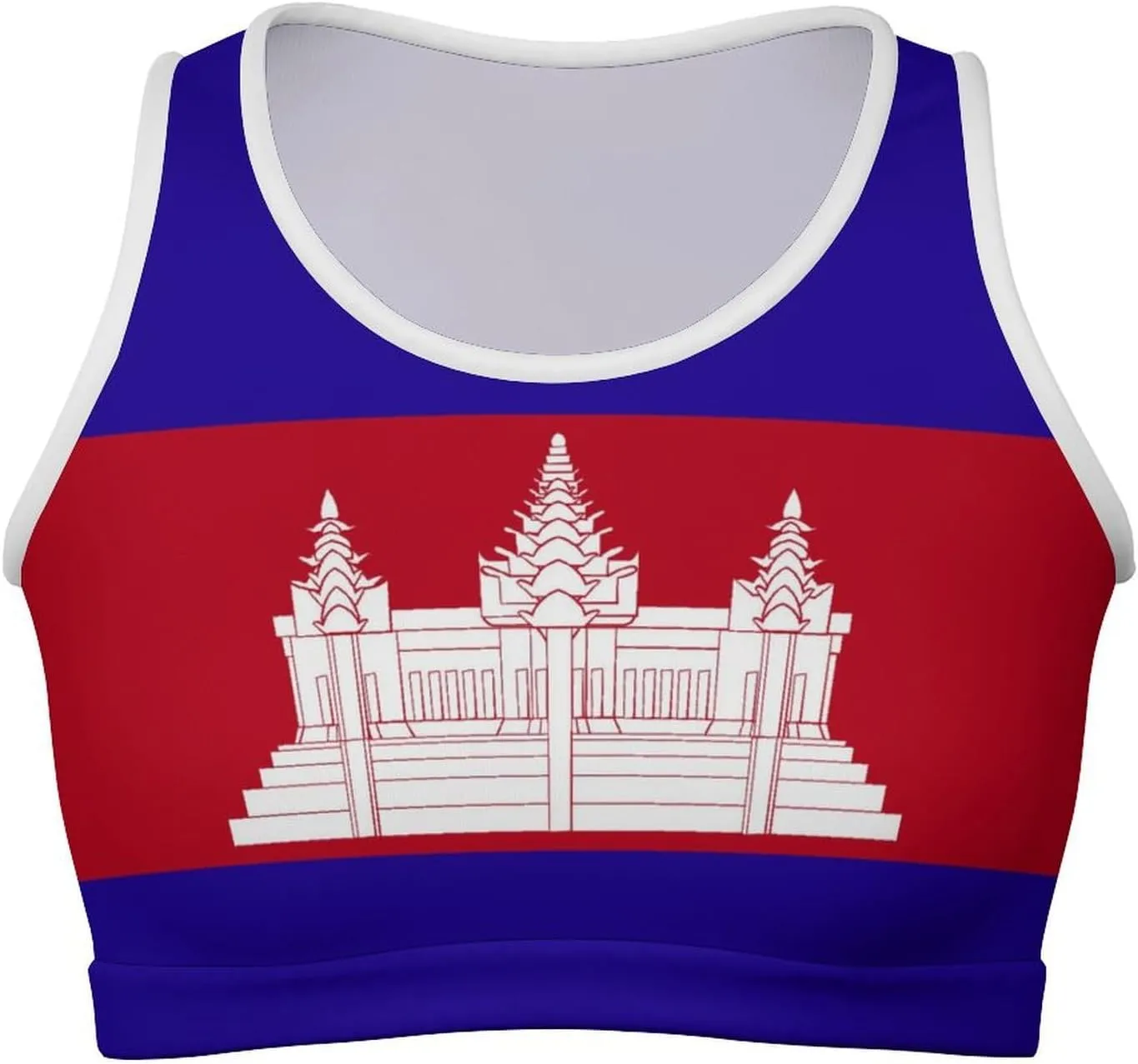 Zakqeik Women's Casual Sleeveless Tank Tops Italian Flag Scoop Neck Basic Cami Shirts