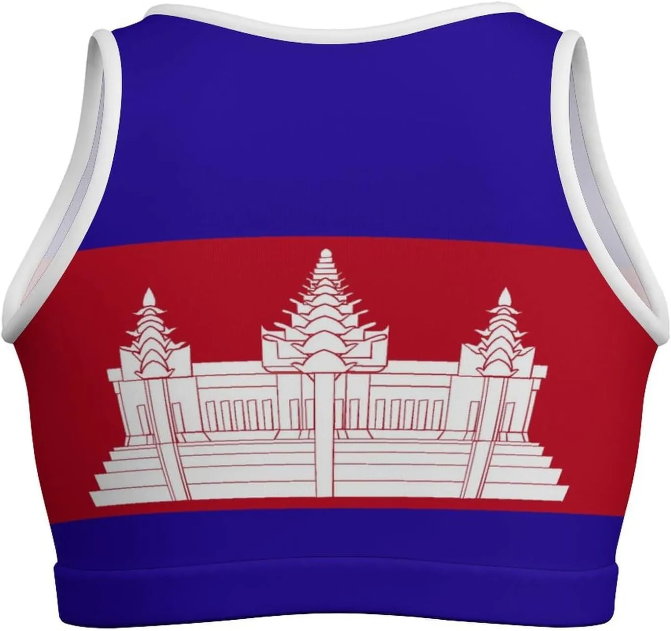 Zakqeik Women's Casual Sleeveless Tank Tops Italian Flag Scoop Neck Basic Cami Shirts