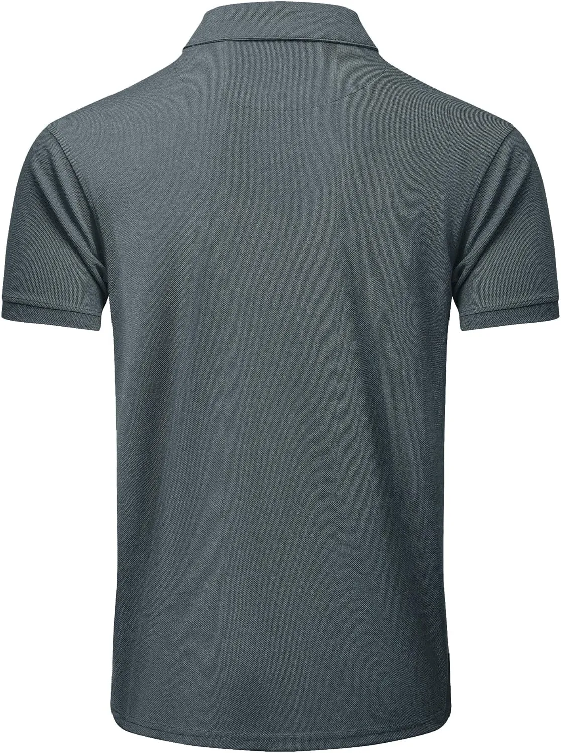 ZITY 5 Pack Tactical Polo Shirts for Men Golf Shirt Short Sleeve Athletic Performance Moisture Wicking Work Outdoor Tshirts